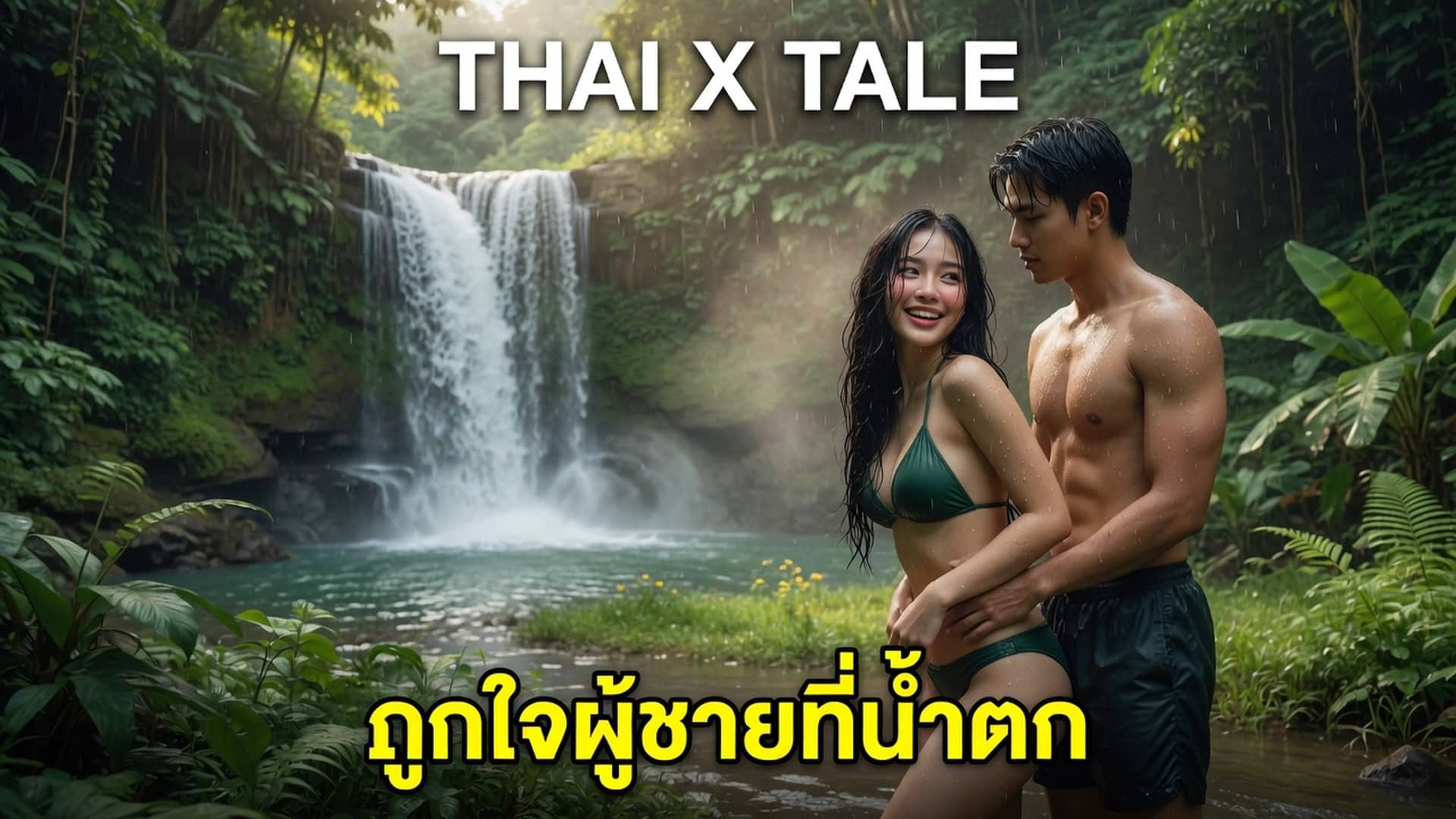 เรื่องเสียว ถูกใจผู้ชายที่น้ำตก ไม่รักก็เงี่ยนได้ เลยแอบมาเสียวกันที่ลับตา แตกในหีฉ่ำ | ThaiXTale