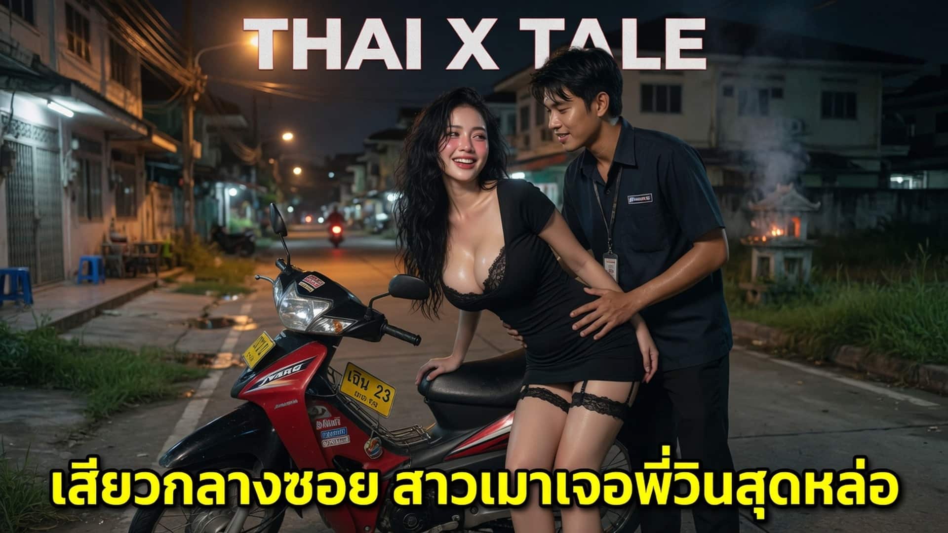 เรื่องเสียว เสียวกลางซอย สาวเมาเจอพี่วินสุดหล่อ ขอจอดเย็ดระหว่างทาง โดนเย็ดจนน้ำแตกคารูหี | ThaiXTale