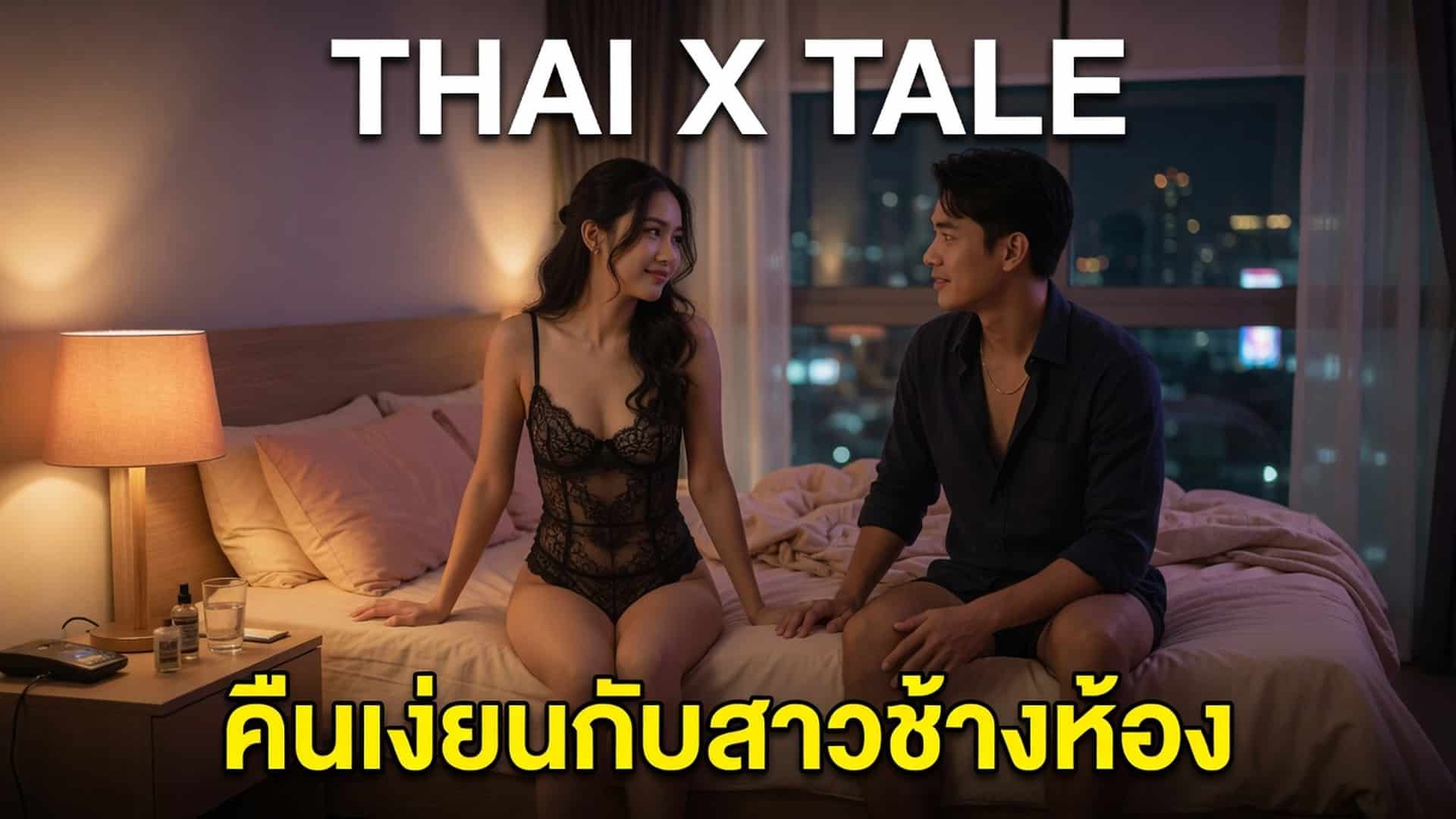 เรื่องเสียว คืนเงี่ยนกับสาวข้างห้อง ผัวน้องไม่อยู่ เลยมาขอเย็ดแก้เงี่ยน แตกในคารูไปเลย | ThaiXTale