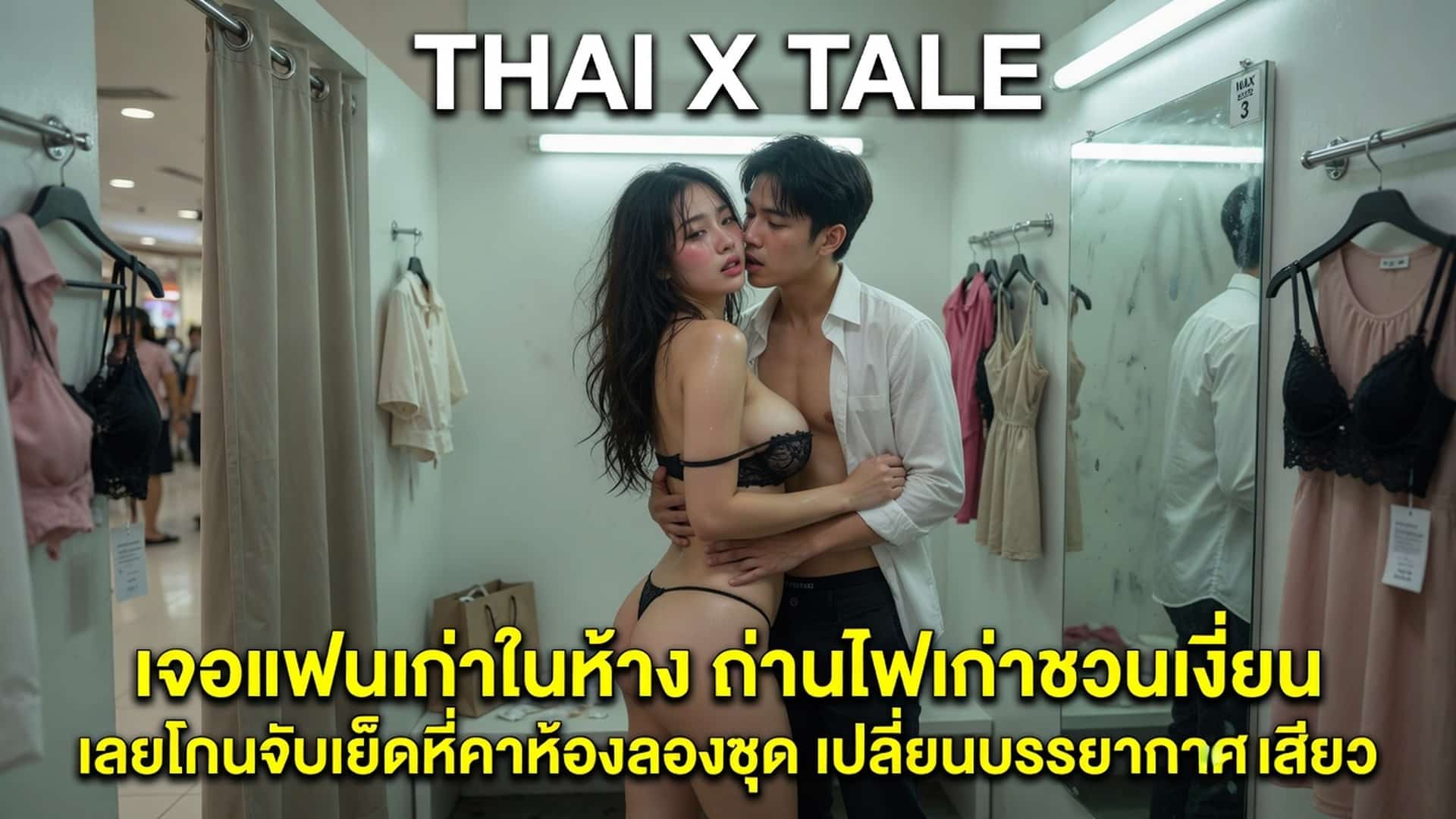 เรื่องเสียว เจอแฟนเก่าในห้าง ถ่านไฟเก่าชวนเงี่ยน เลยโดนจับเย็ดหีคาห้องลองชุด เปลี่ยนบรรยากาศเสียว | ThaiXTale
