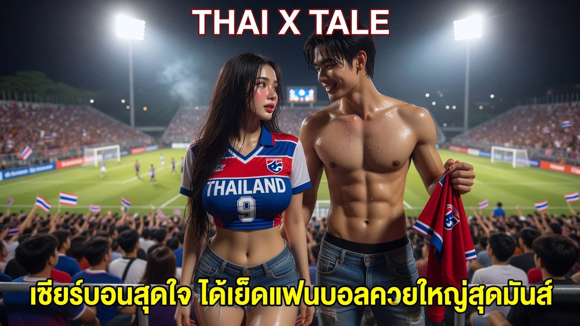 เรื่องเสียว เชียร์บอลสุดใจ ได้เย็ดแฟนบอลควยใหญ่สุดมันส์ | ThaiXTale