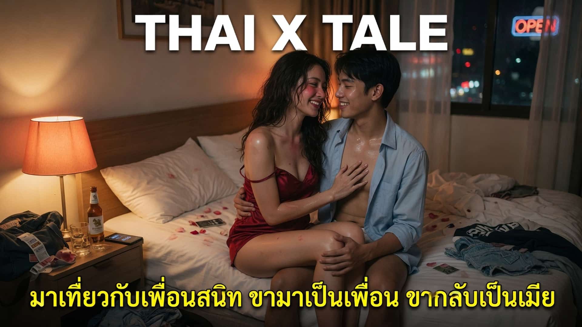 เรื่องเสียว มาเที่ยวกับเพื่อนสนิท ขามาเป็นเพื่อน ขากลับเป็นเมีย โดนเย็ดจนน้ำแตกใน | ThaiXTale