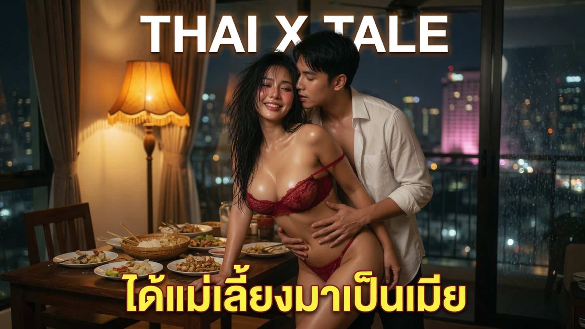 เรื่องเสียว ได้แม่เลี้ยงมาเป็นเมีย เย็ดกันมันส์สุดยอด ปลดปล่อยน้ำรักเข้าหีแบบเต็มๆ | ThaiXTale