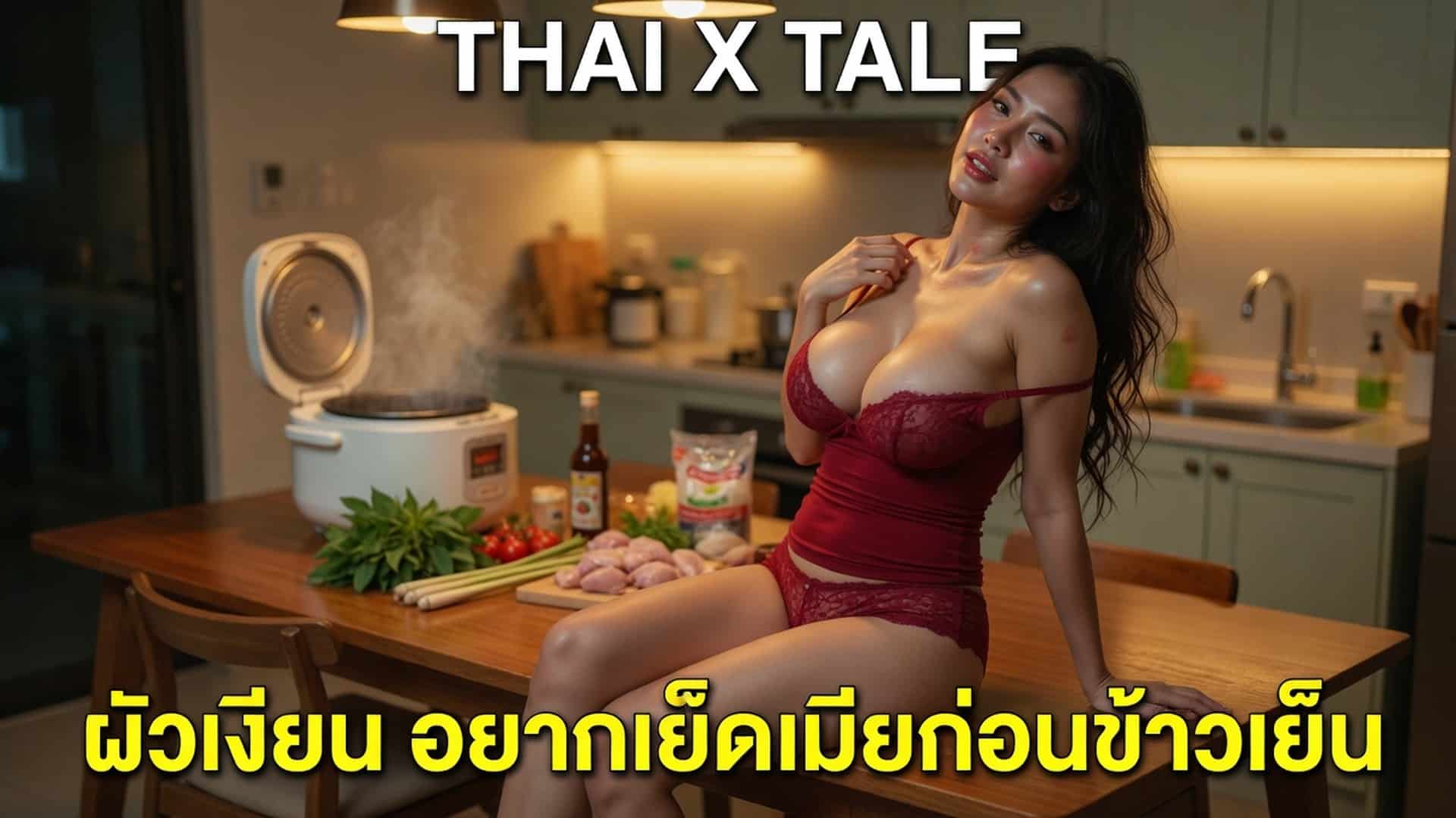 เรื่องเสียว ผัวเงี่ยน อยากเย็ดเมียก่อนข้าวเย็น เลยซอยหีเมียคาครัว แตกในคารูหี | ThaiXTale