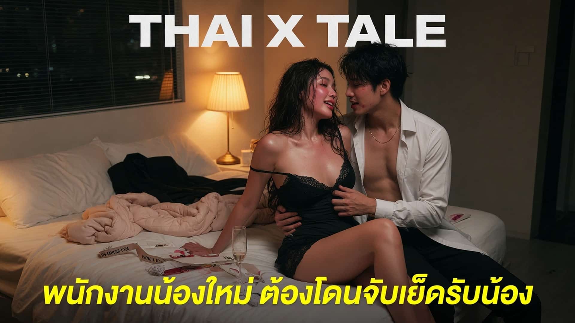 เรื่องเสียว พนักงานน้องใหม่ ต้องโดนจับเย็ดรับน้อง จนน้ำควยฉ่ำรูหี | ThaiXTale