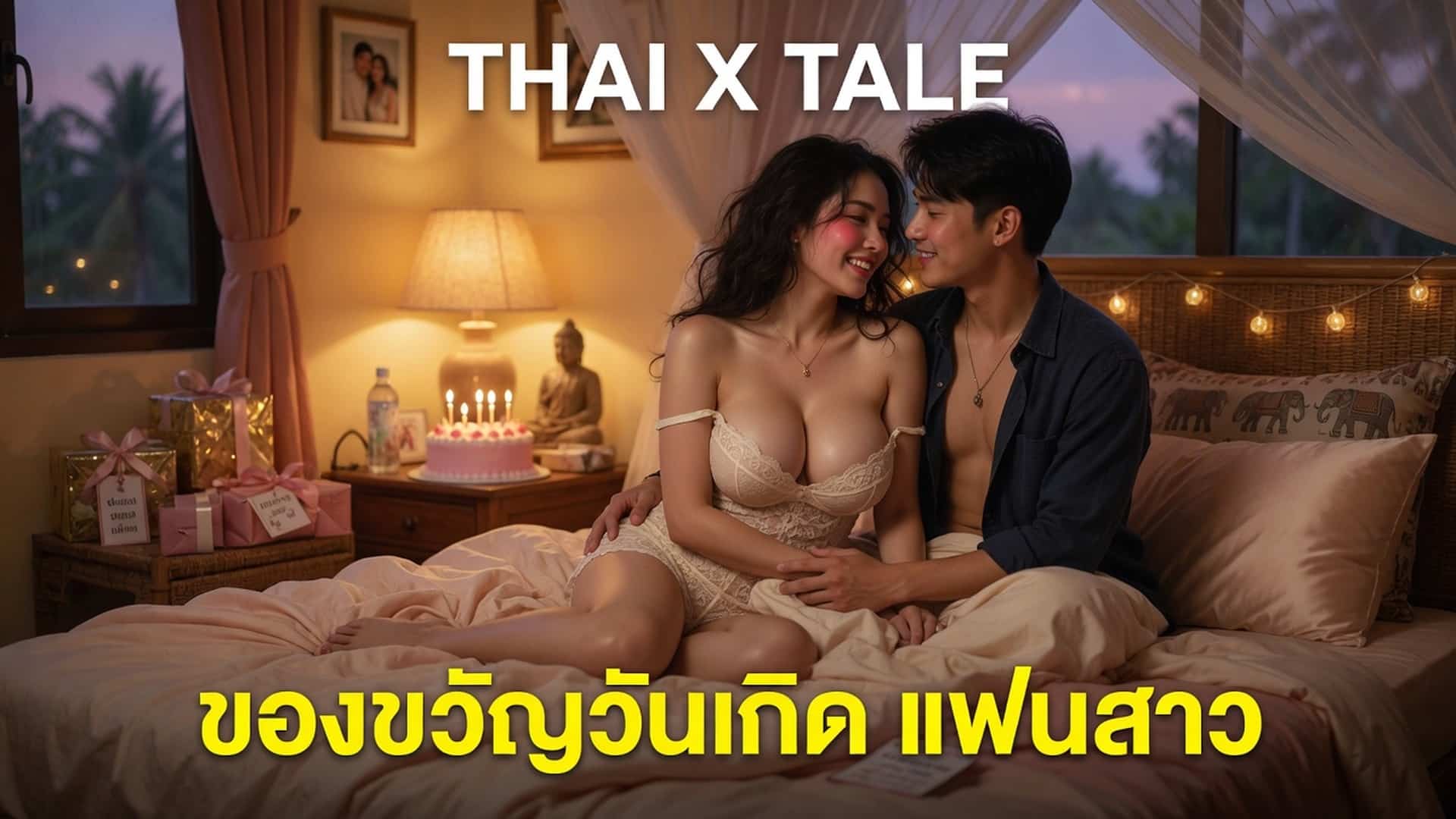 เรื่องเสียว ของขวัญวันเกิด แฟนสาวให้เปิดซิงหี ได้เย็ดทั้งคืนจนฟ้าสว่างคาควย | ThaiXTale