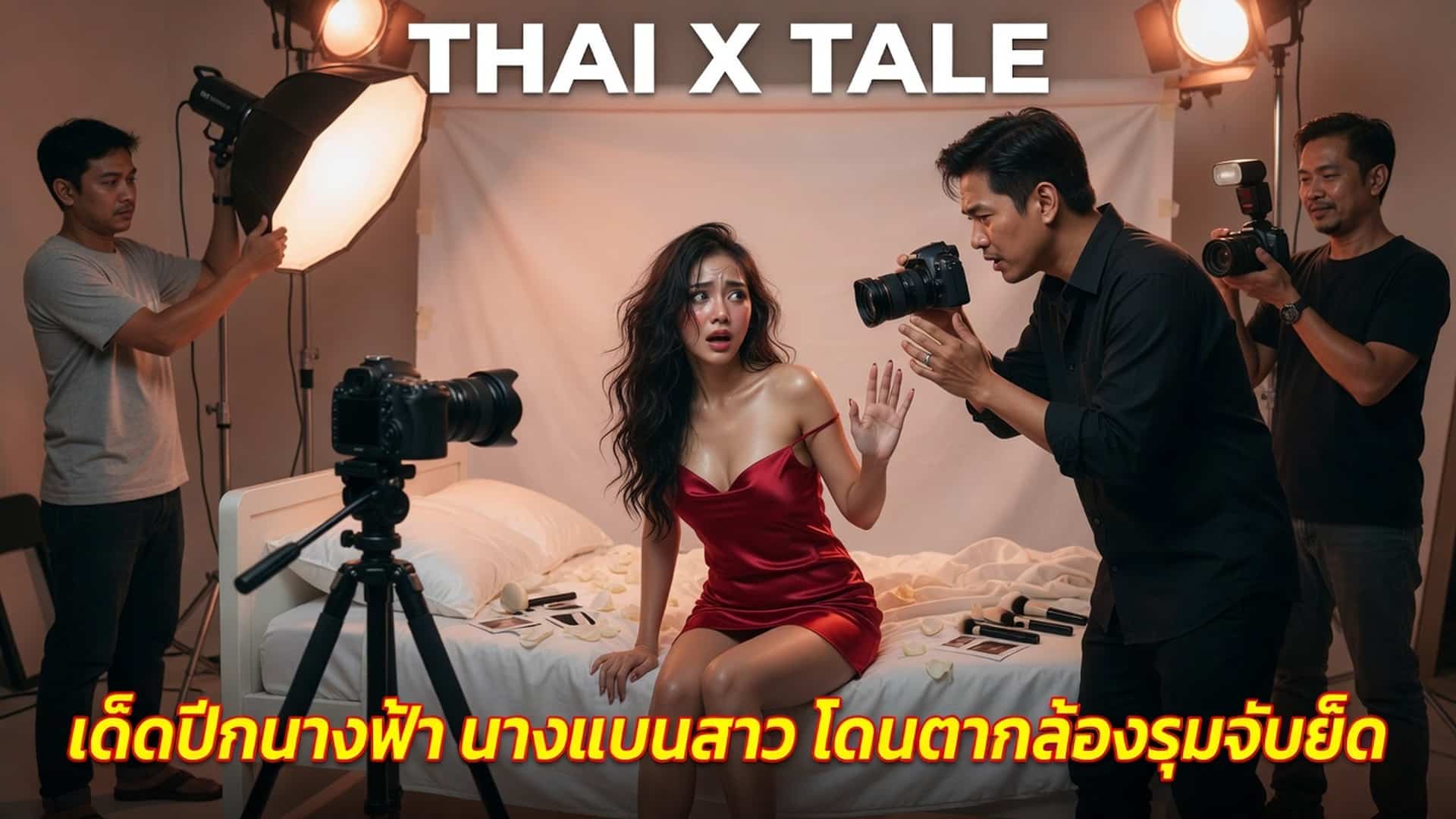 เรื่องเสียว เด็ดปีกนางฟ้า นางแบบสาว โดนตากล้องรุมจับเย็ด | ThaiXTale