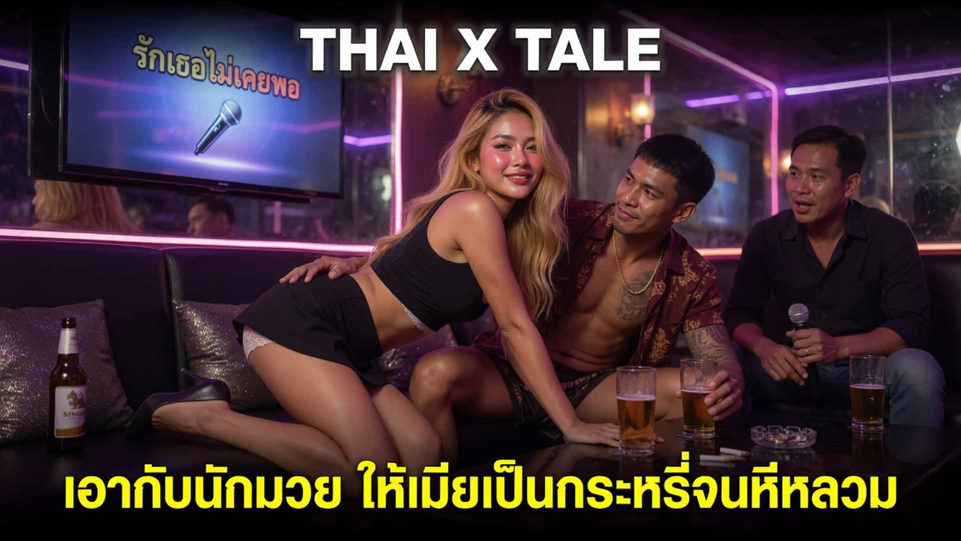 เรื่องเสียว เอากับนักมวย ให้เมียเป็นกระหรี่จนหีหลวม | ThaiXTale