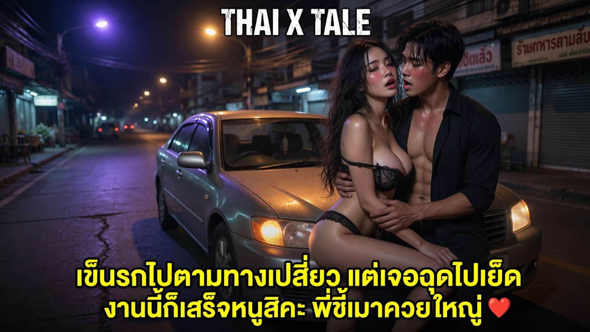เรื่องเสียว เข็นรถไปตามทางเปลี่ยว แต่เจอฉุดไปเย็ด งานนี้ก็เสร็จหนูสิคะ พี่ขี้เมาควยใหญ่ | ThaiXTale