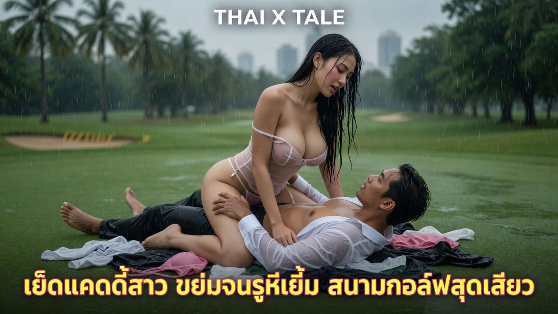 เรื่องเสียว เย็ดแคดดี้สาว ขย่มจนรูหีเยิ้ม สนามกอล์ฟสุดเสียว | ThaiXTale