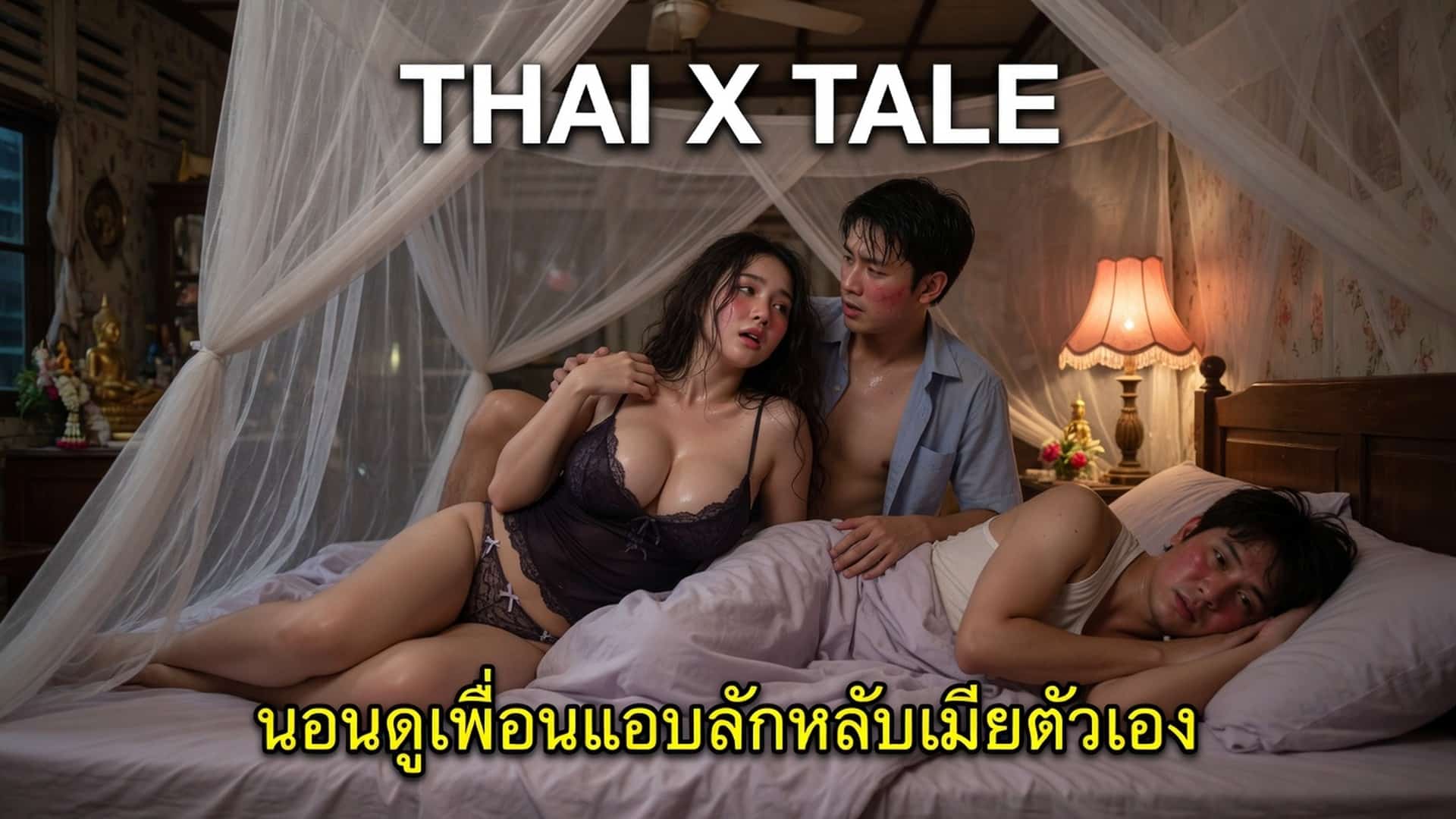 เรื่องเสียว นอนดูเพื่อนแอบลักหลับเมียตัวเอง | ThaiXTale