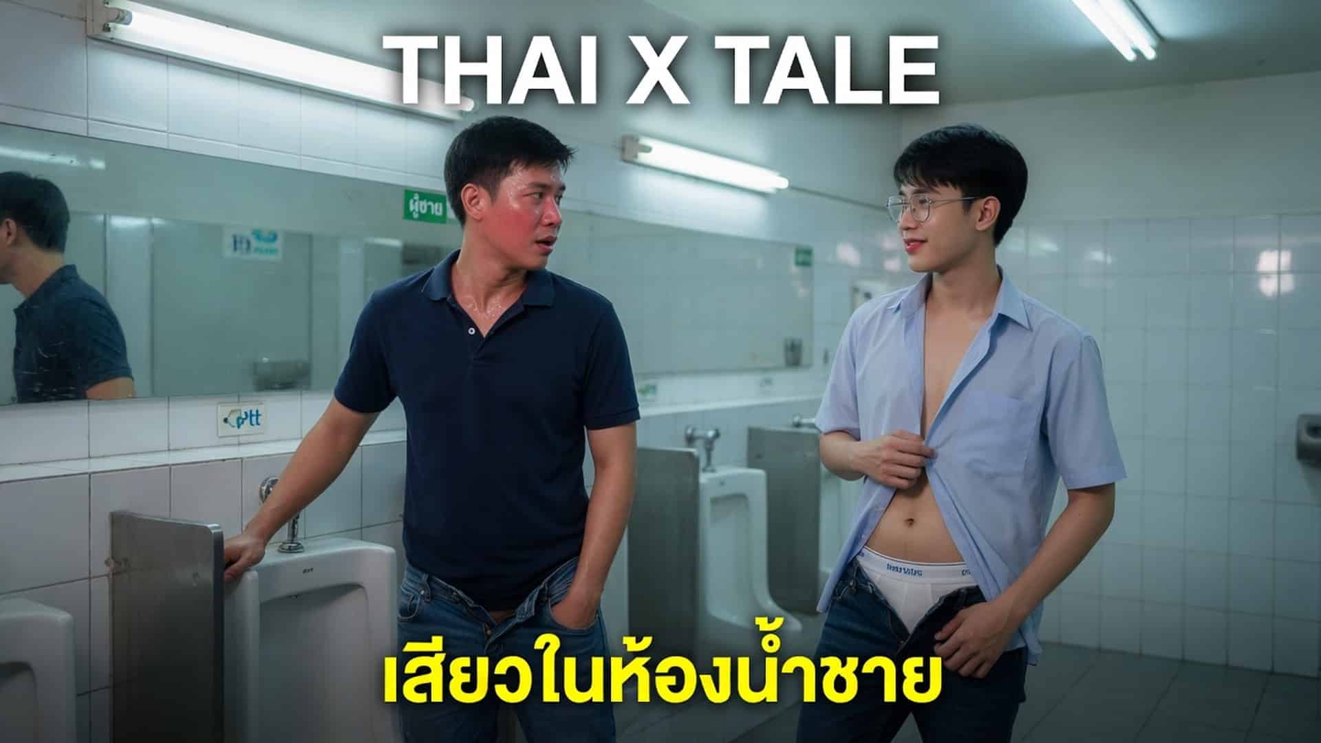 เรื่องเสียว เสียวในห้องน้ำชาย | ThaiXTale