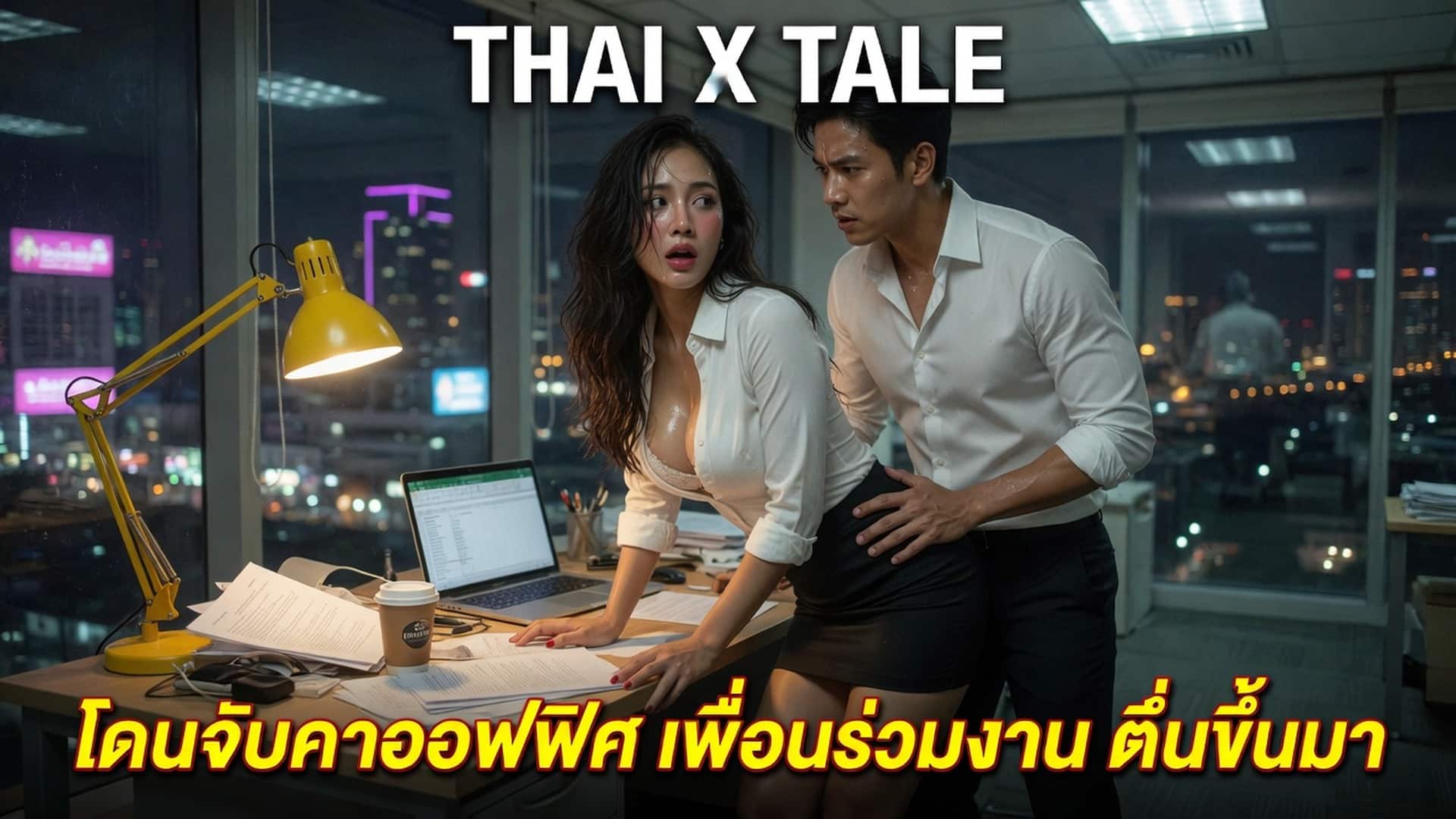 เรื่องเสียว โดนจับเย็ดคาออฟฟิศ แอบอมควยเพื่อนร่วมงาน แต่ดันตื่นขึ้นมา เลยโดนจับเย็ด | ThaiXTale