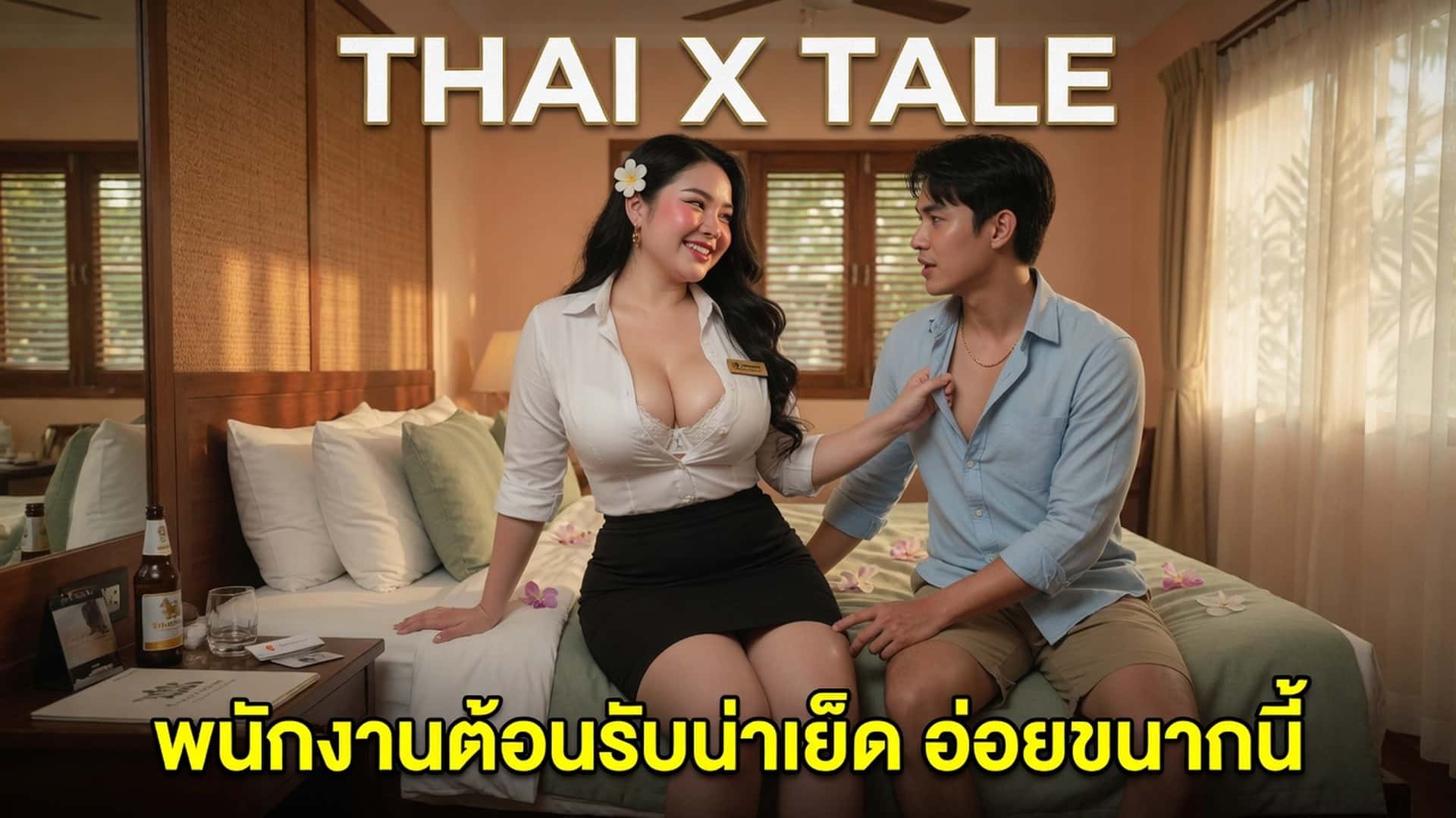 เรื่องเสียว พนักงานต้อนรับน่าเย็ด อ่อยขนาดนี้ เลยจับเย็ดหีเสียให้เข็ดหลาบ | ThaiXTale