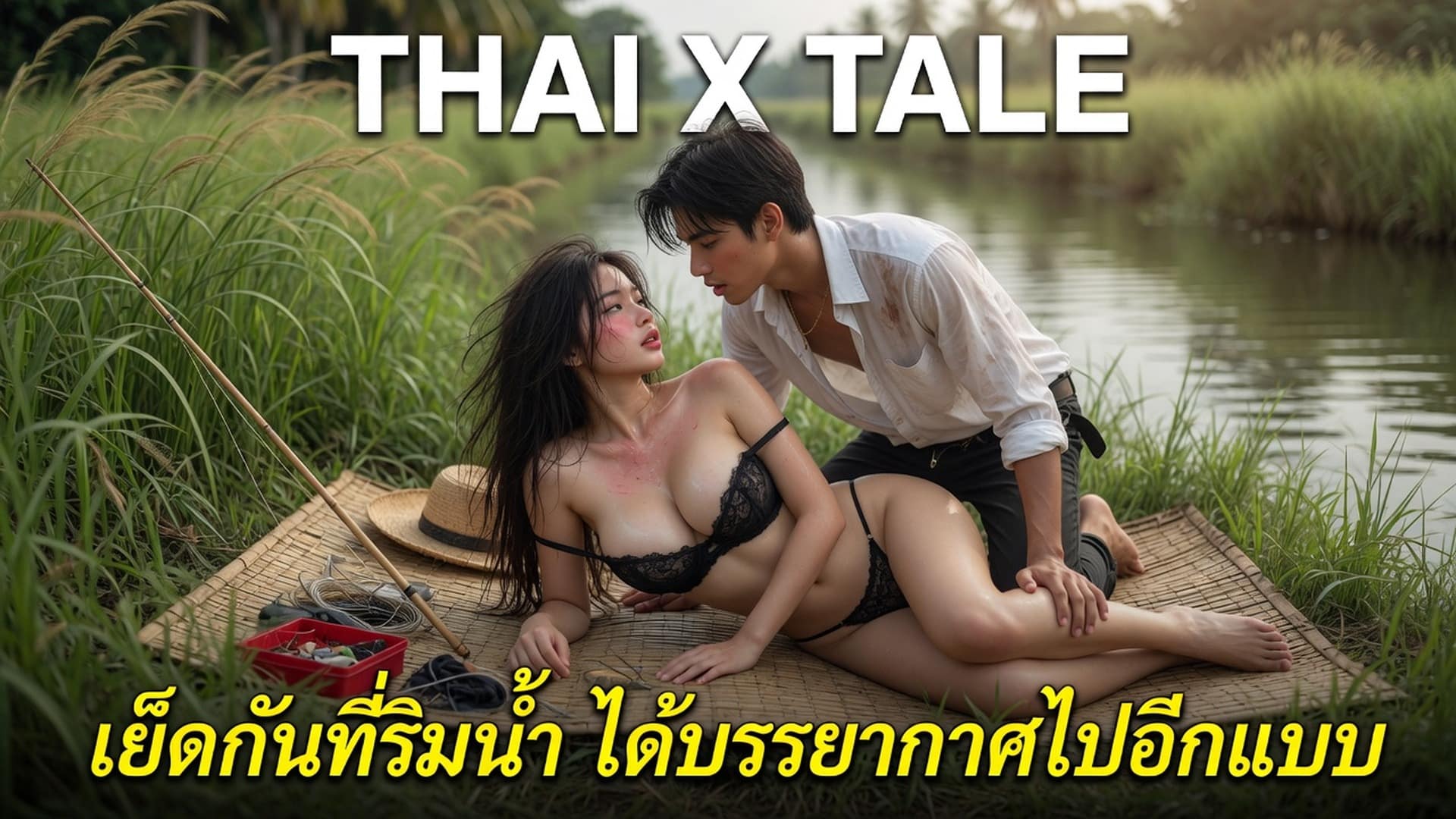 เรื่องเสียว เย็ดกันที่ริมน้ำ ได้บรรยากาศไปอีกแบบ เสียวจนต้องตะโกน | ThaiXTale