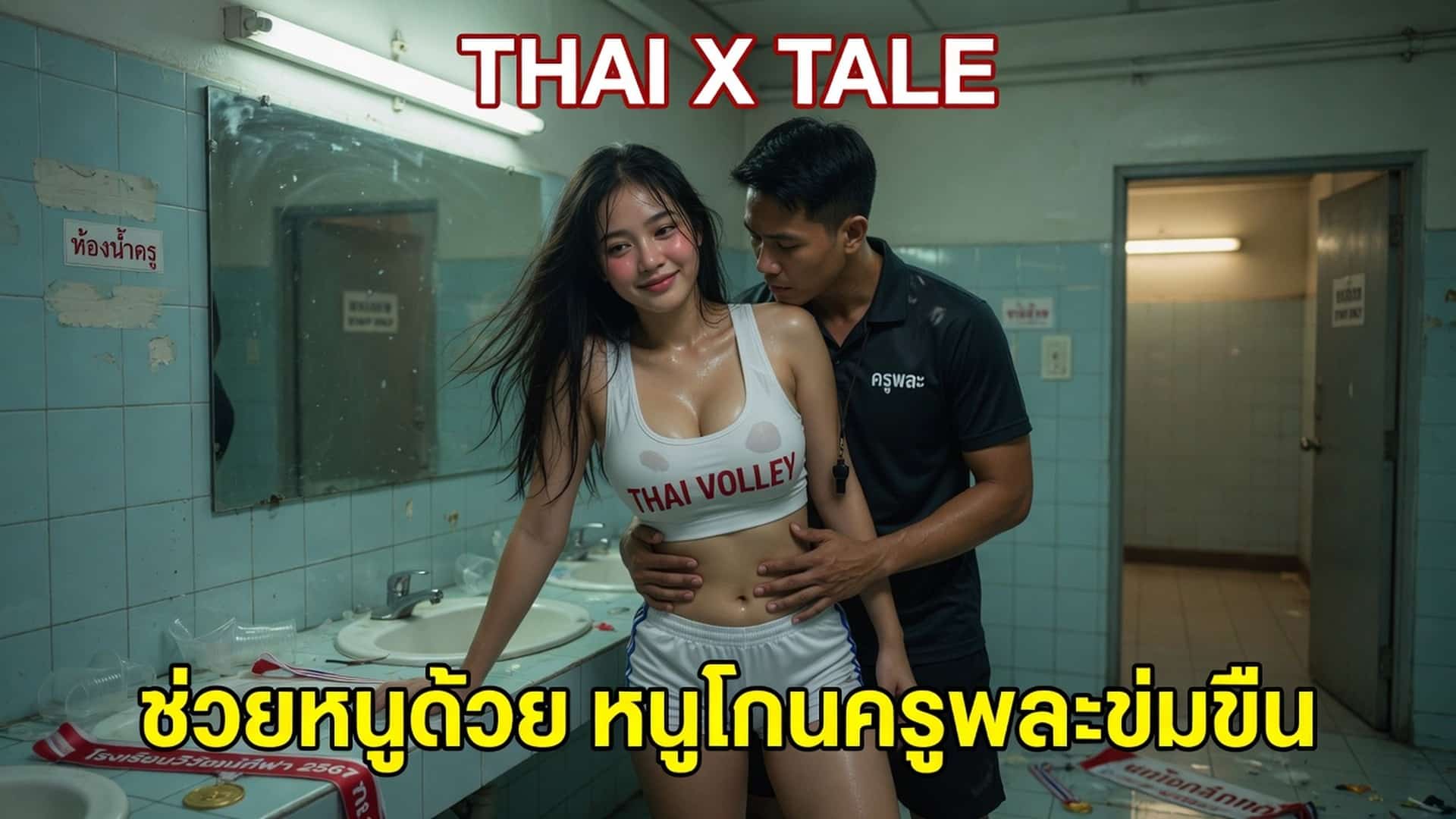 เรื่องเสียว ช่วยหนูด้วย หนูโดนครูพละข่มขืน ช่วยอย่าบอกใครนะคะ | ThaiXTale