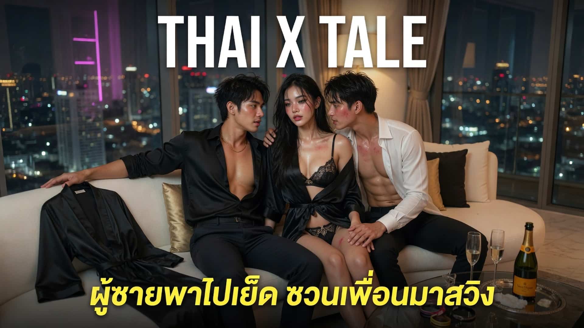 เรื่องเสียว ผู้ชายพาไปเย็ด ควยใหญ่แตกใน ชวนเพื่อนมาสวิงด้วย งานนี้โดนเย็ดหีพ่วงเย็ดตูด พรุนทั้งสองรู | ThaiXTale