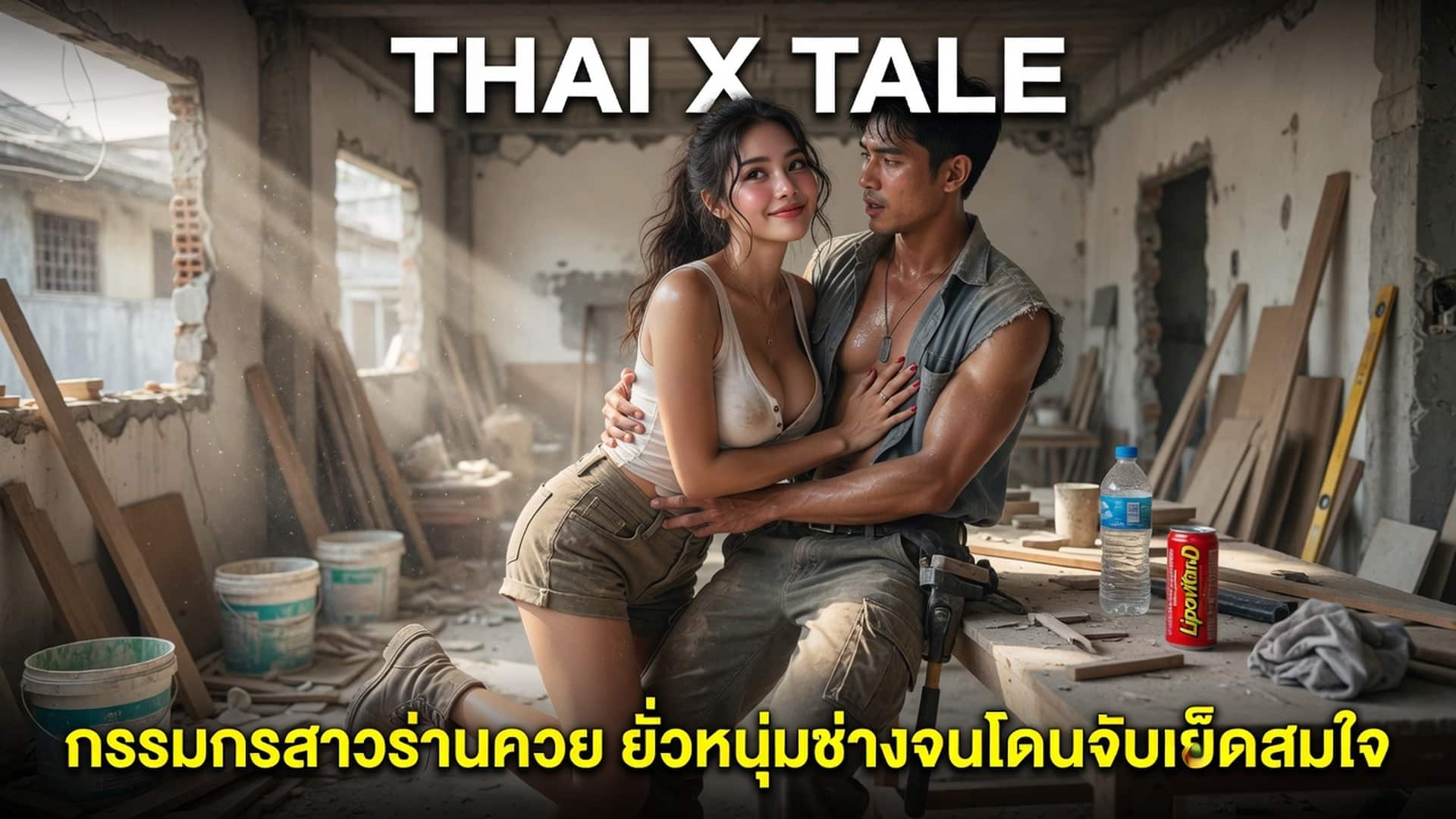 เรื่องเสียว กรรมกรสาวร่านควย ยั่วหนุ่มช่างจนโดนจับเย็ดสมใจ | ThaiXTale
