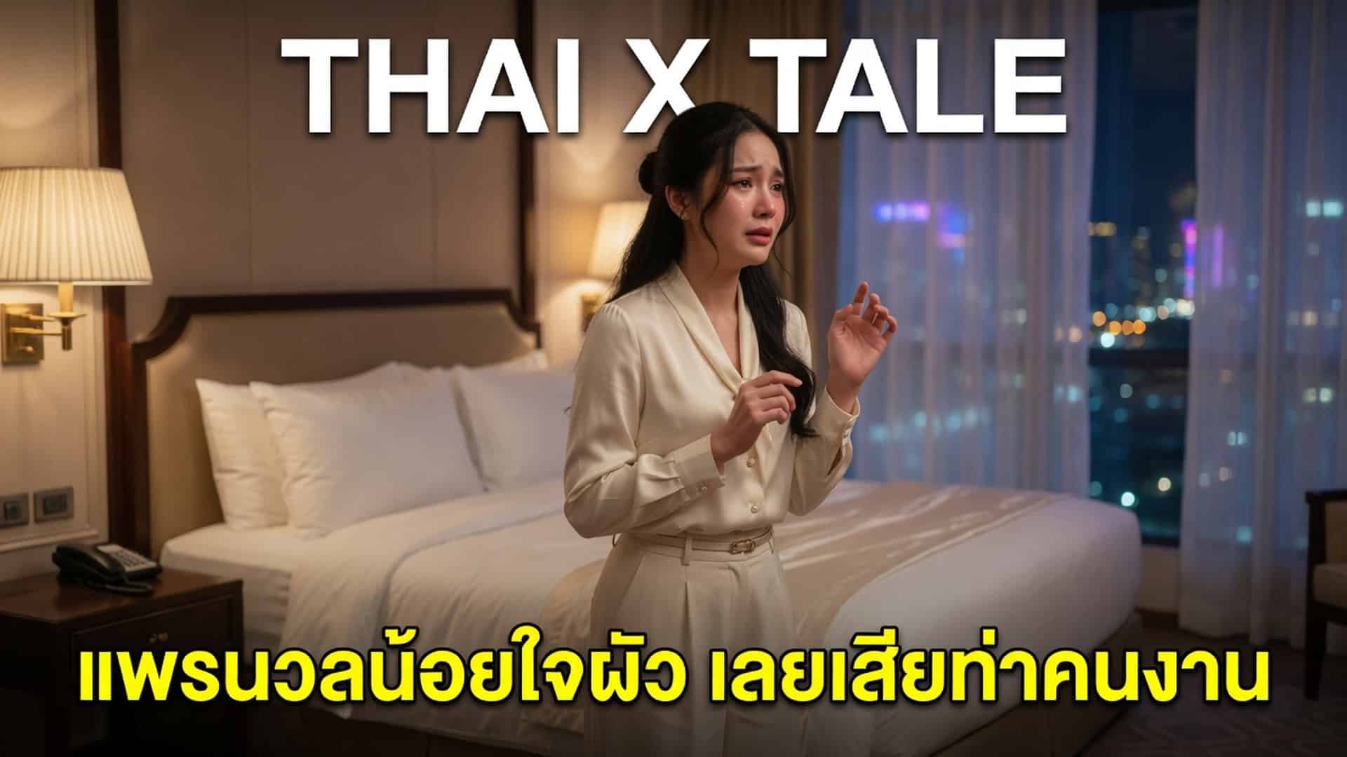 เรื่องเสียว แพรนวลน้อยใจผัว เลยเสียท่าคนงานเย็ด | ThaiXTale
