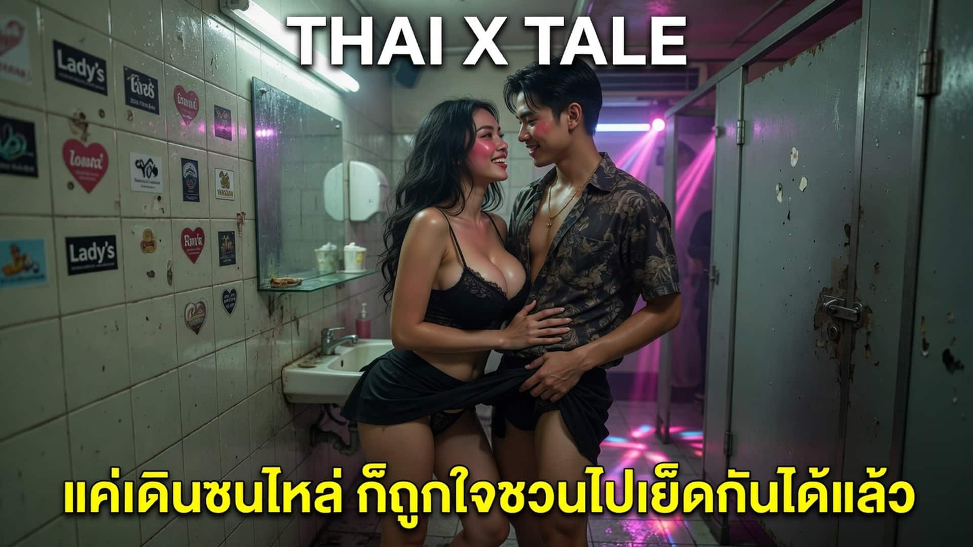 เรื่องเสียว แค่เดินชนไหล่ ก็ถูกใจชวนไปเย็ดกันได้แล้ว | ThaiXTale