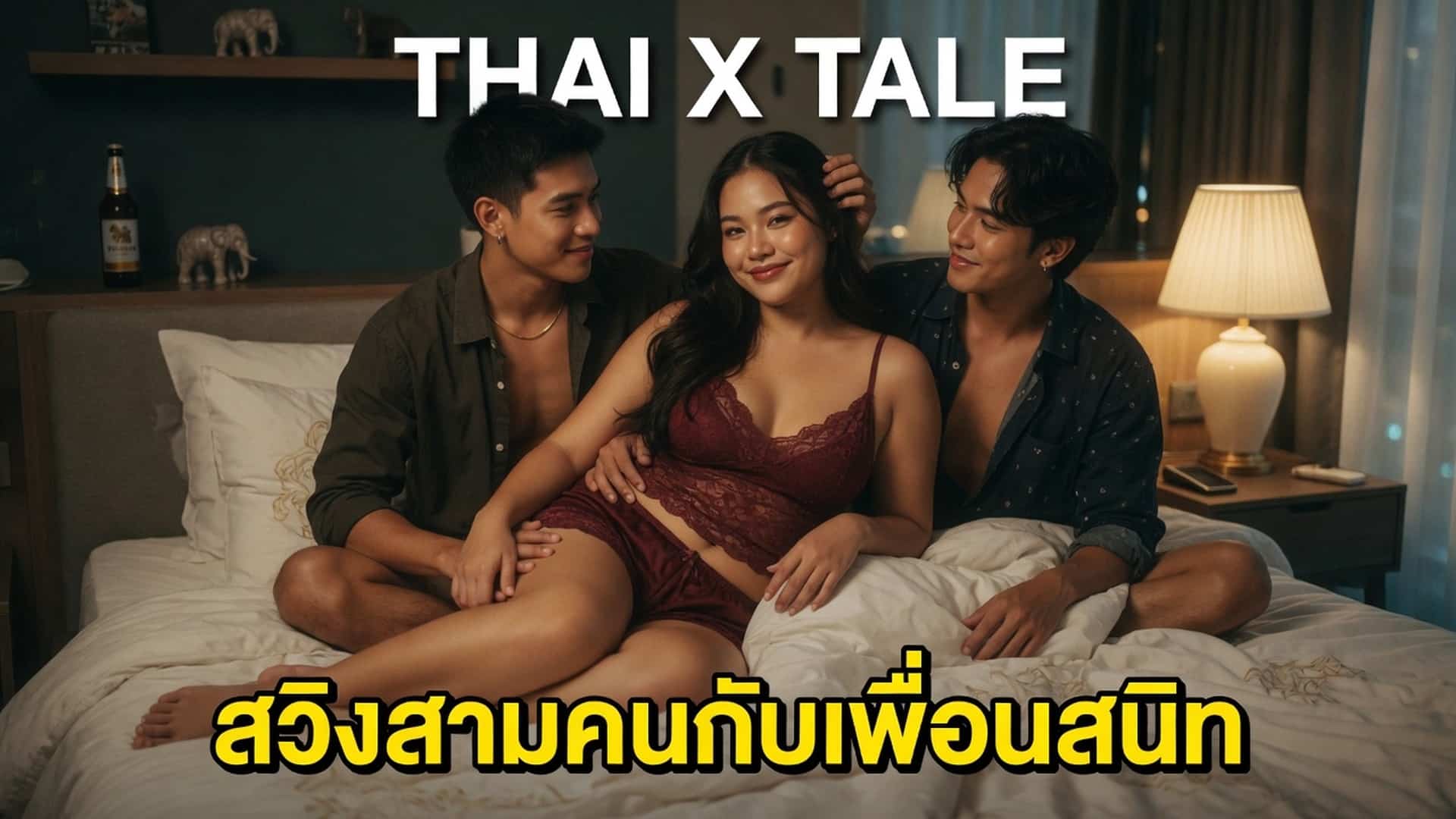 เรื่องเสียว สวิงสามคนกับเพื่อนสนิท โดนเย็ดทุกทาง จนจำไม่ลืม | ThaiXTale