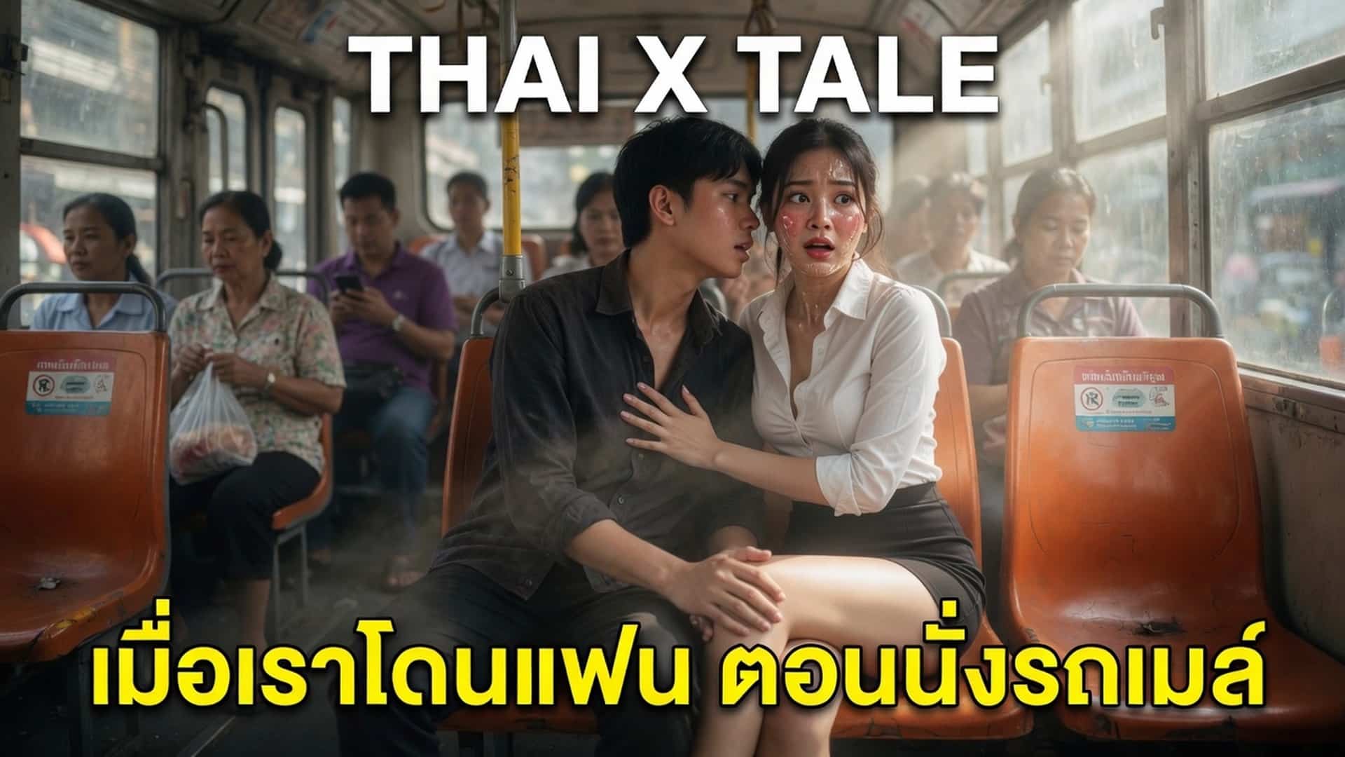 เรื่องเสียว เมื่อเราโดนแฟนขืนใจ ตอนนั่งอยู่บนรถเมล์….. | ThaiXTale
