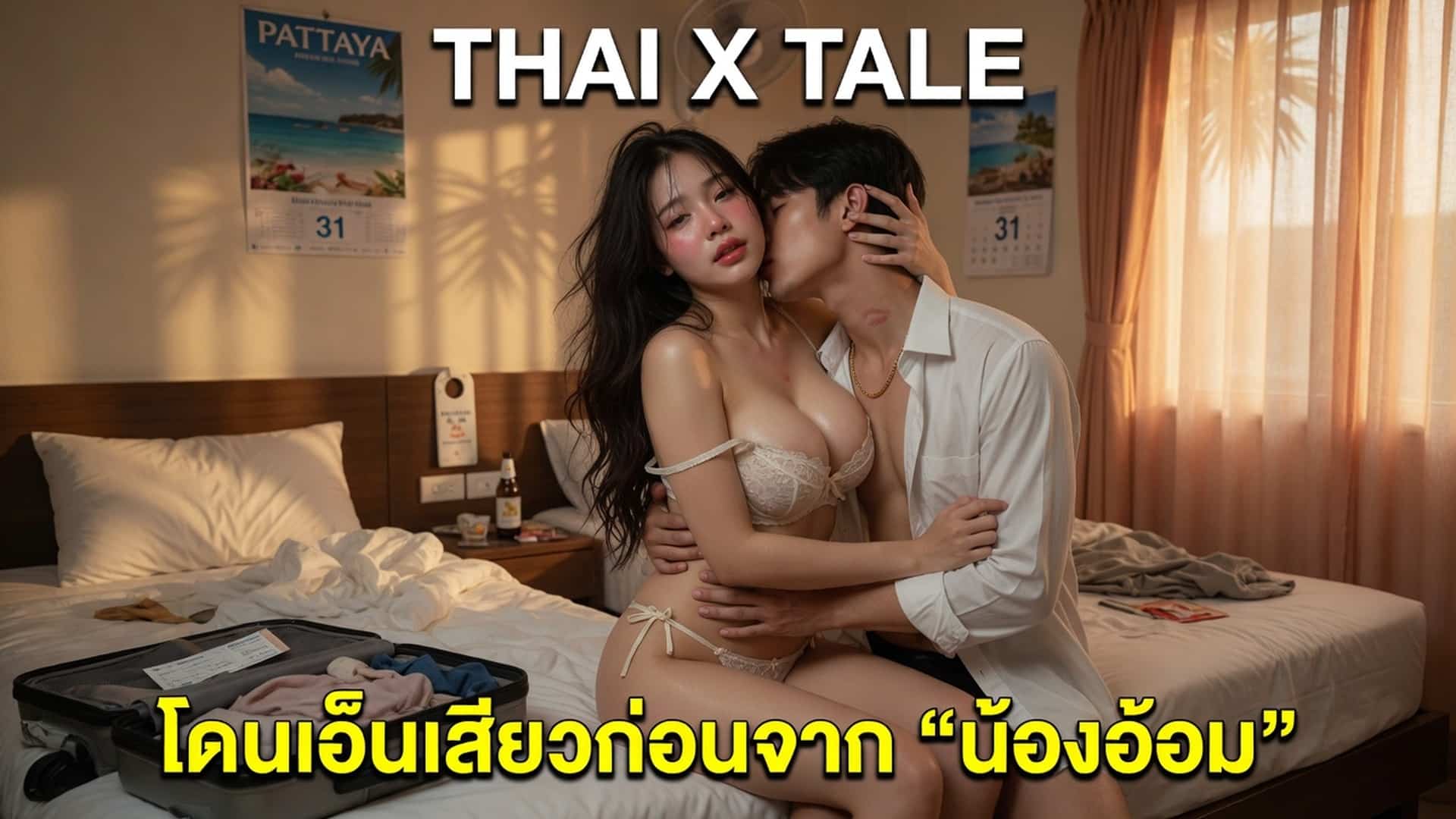 เรื่องเสียว โดนเอ็นเสียวก่อนจาก ”น้องอ้อม” | ThaiXTale