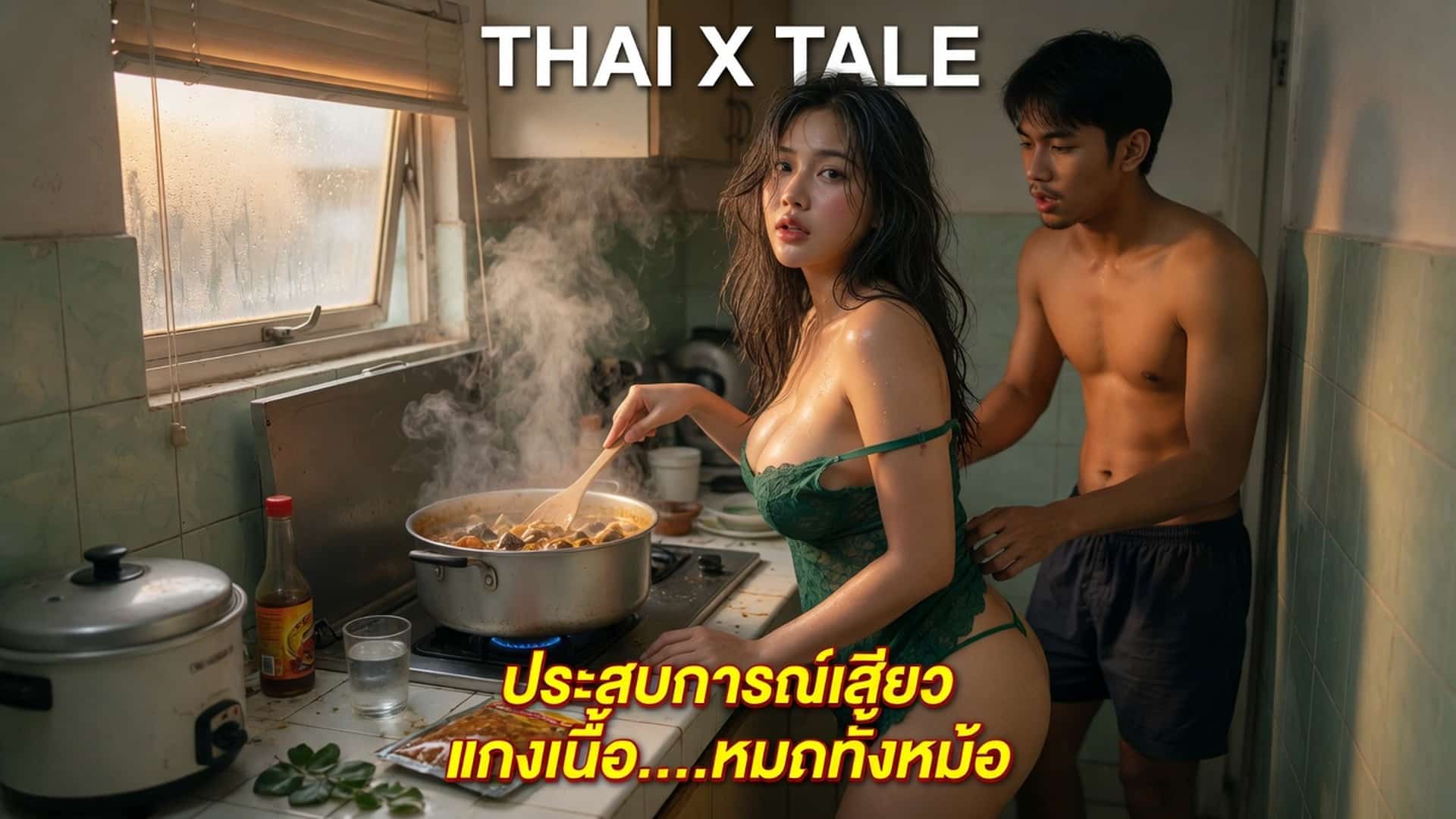 เรื่องเสียว ประสบการณ์เสียว แกงเนื้อ….หมดทั้งหม้อ | ThaiXTale