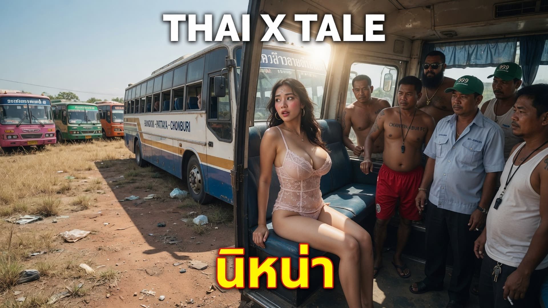 เรื่องเสียว นิหน่าโดนขืนใจ รุมกระหน่ำทุกจุดเสียว | ThaiXTale