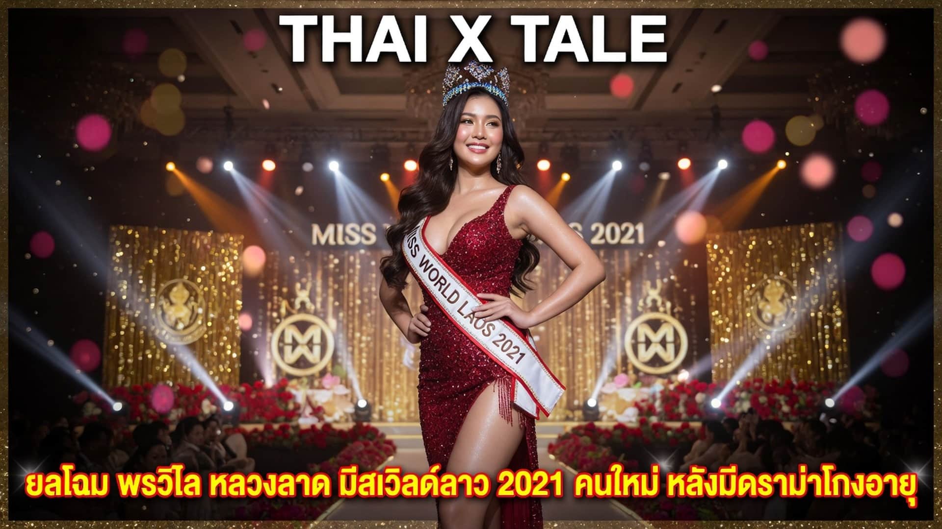 เรื่องเสียว ยลโฉม พรวิไล หลวงลาด มิสเวิลด์ลาว 2021 คนใหม่ หลังมีดราม่าโกงอายุ | ThaiXTale