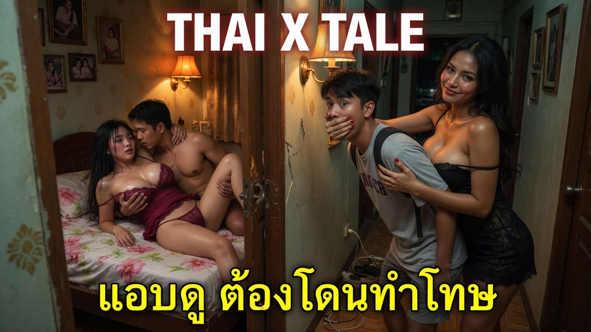 เรื่องเสียว แอบดู ต้องโดนทำโทษ | ThaiXTale
