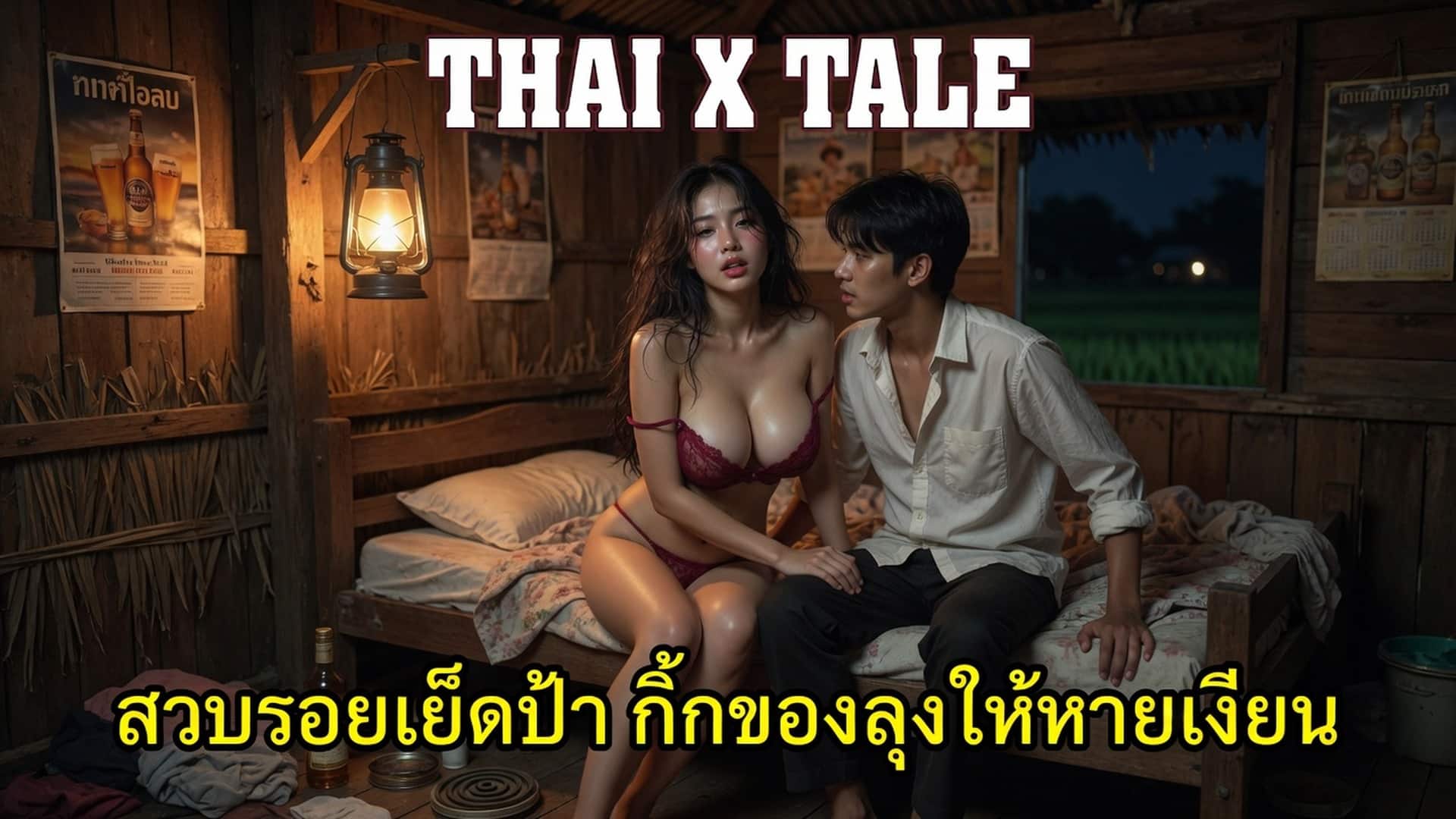 เรื่องเสียว สวมรอยเย็ดป้า กิ๊กของลุงให้หายเงี่ยน | ThaiXTale