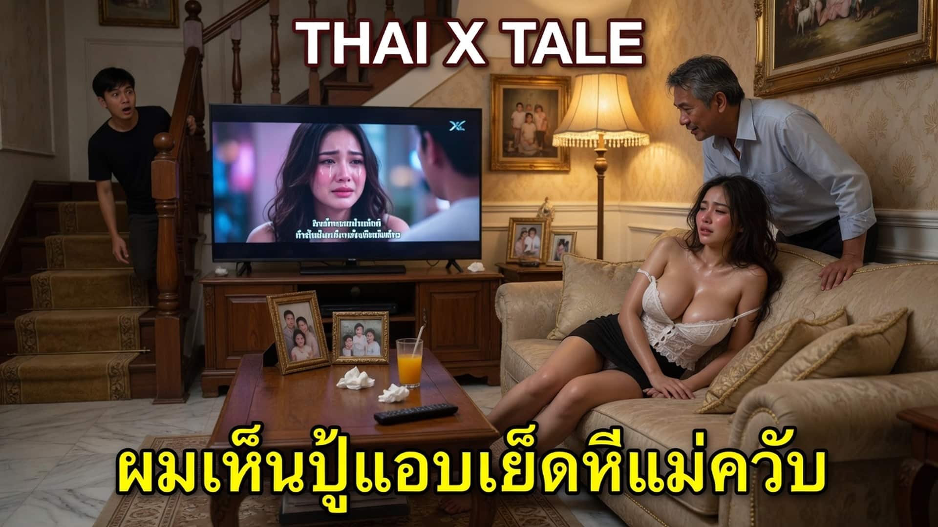 เรื่องเสียว ผมเห็นปู่แอบเย็ดหีแม่ครับ | ThaiXTale